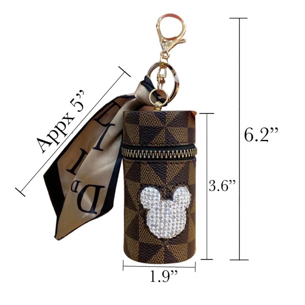 Mickey Mouse Coin Purse with Ribbon Tassel Keychain - Picture 16 of 16
